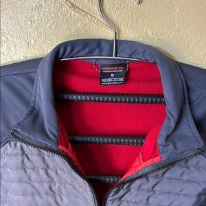 Hawke & Co Men's Gray and Red Jacket